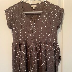 Nordstrom Tucker + Tate kids/girls button down dress with pockets Size L